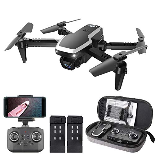 Goolsky CSJ S171 PRO RC Drohne mit Kamera 4K Mini Drohne Dual Kamera Faltbarer Quadcopter für Kinder mit Funktion Flugbahn Flug Headless Modus 3D Flug Auto Hover One Key Start Landung One Key Return von Goolsky