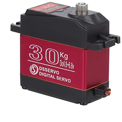 Goolsky 35KG Digital Servo IP66 wasserdichte Edelstahl Getriebe Lenk Servo 270 Betriebsgrad mit 25T Servo Arm für 1/10 1/12 RC Auto Spielzeug Boot Flugzeug Hubschrauber Roboter von Goolsky