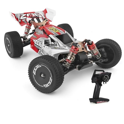 Goolsky Ferngesteuertes Auto, 60 km/h RC Auto Offroad Geländewagen Crawler 2,4 GHz RC Car mit Superstarkem Motor Anti-Interference Radio System Starker Stabilität von Goolsky