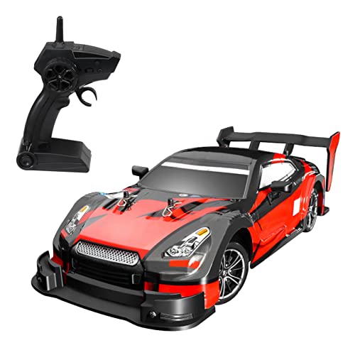 Goolsky Ferngesteuertes Auto, RC Drift Car 1/16 RC Car 2.4GHz 4WD 40km/h RC Race Car High Speed Kinder Geschenk RTR von Goolsky