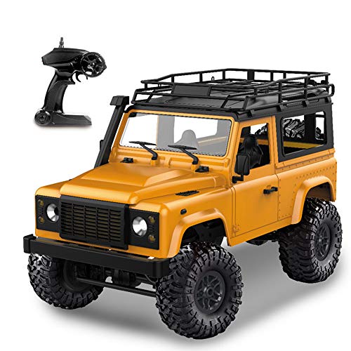 Goolsky MN-D90 Rock Crawler 1/12 4WD 2.4G Fernbedienung High Speed Off Road Truck RC Auto Led Licht RTR Yellow von Goolsky