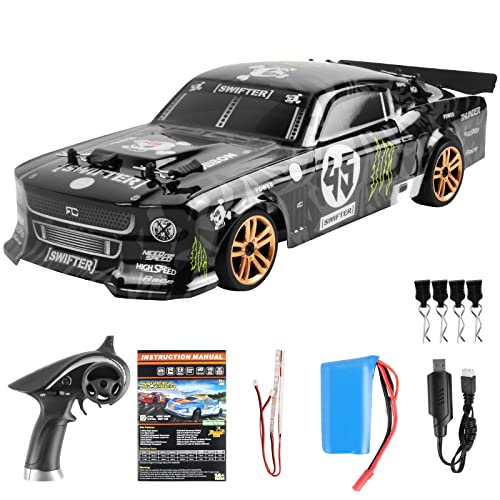 Goolsky RC Drift Car 1/18 2,4 GHz 4 WD 30 km/h Motor RC180 Stark Magnetisch RTR Hohe Geschwindigkeit Wiederaufladbar Umweltfreundlich RC Rennauto Ferngesteuert Geschenk fur Kinder1 Batterie von Goolsky