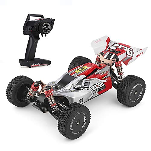 Goolsky Wltoys Ferngesteuertes Auto, High Speed 1/14 Rennwagen, RC Buggy 4WD Offroad, 60 km/h 2,4 GHz 1500 mAh Drift Auto RTR XKS 144001 von Goolsky