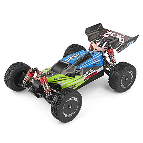 Goolsky Wltoys XKS 144001 Ferngesteuertes Auto, 60 km/h Off-Road Auto Hochgeschwindigkeits 1/14 4WD RTR mit Buggy und Allradantrieb Blau von Goolsky