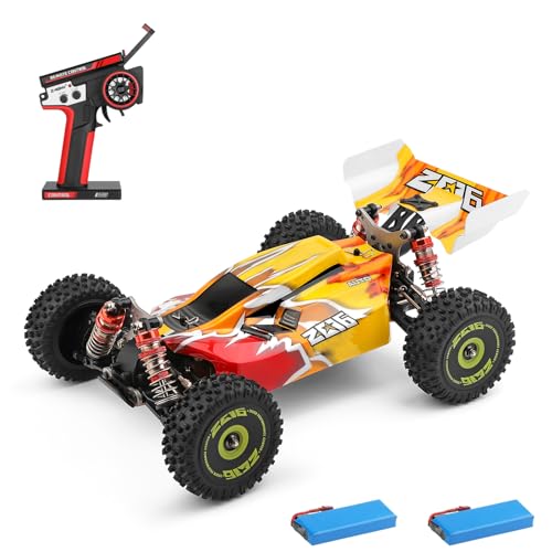 Goolsky XKS 144010 Ferngesteuertes Auto, 75 km/h RC Auto Offroad Geländewagen Crawler 1/14 2,4 GHz RC Car, Rennwagen, Allradantrieb, RTR mit Metallgehäuse von Goolsky