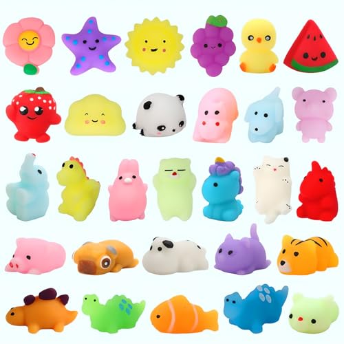 Goorder Mochi Squishy Toys Set, Random 30 Stück Mitgebsel Kindergeburtstag für Kinder, Stressabbau Spielzeug für Kinder Mädchen Jungen Erwachsene Party Geschenke Dekoration Geburtstagsgeschenk Goorder Mochi Squishy Toys Set, Random 30 Stück Mitgebsel Kindergeburtstag für Kinder, Stressabbau Spielzeug für Kinder Mädchen Jungen Erwachsene Party Geschenke Dekoration Geburtstagsgeschenk von Goorder