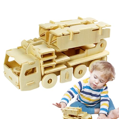 Goowafur Automodell-Puzzles-Set, Automodell-Puzzles für Kinder | 3D-Fahrzeugbau-Puzzle-Set - Oldtimer-Puzzle, Holzpuzzle-Automodellbausätze zum Bauen für Erwachsene, für Autoliebhaber, ästhetische von Goowafur