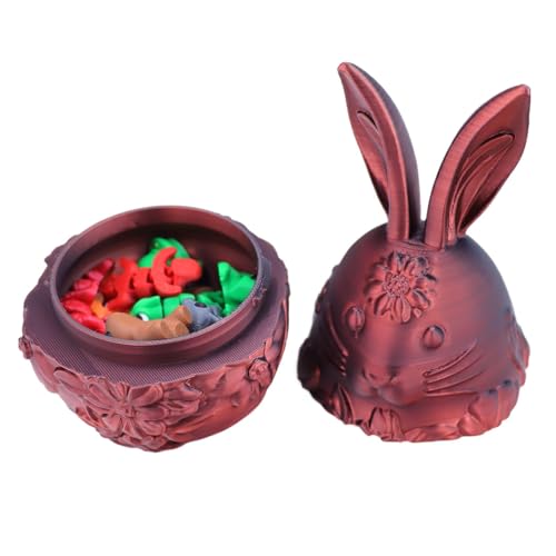 Goowafur Ostereier gefüllt, Eier für die Ostereiersuche | Bunny Eggs Dekorative Ornamente - Leere Osterspielzeug, Osterkorb Stuffers, Osterhome Desk Decor für Partydekorationen von Goowafur