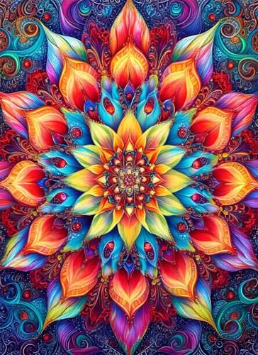 Farbe Puzzle 120 Teile, Holzpuzzles 29.7x21cm, Puzzle für Erwachsene und Kinder 12 Jahren, DIY Groß Puzzelmatten, Premium Quality Klassische Wooden Jigsaw, Home Wand Dekor Geschenk Mandala g-527 Farbe Puzzle 120 Teile, Holzpuzzles 29.7x21cm, Puzzle für Erwachsene und Kinder 12 Jahren, DIY Groß Puzzelmatten, Premium Quality Klassische Wooden Jigsaw, Home Wand Dekor Geschenk Mandala g-527 von Gooxehuu