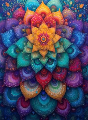 Farbe Puzzle 500 Teile, Holzpuzzles 52x38cm, Puzzle für Erwachsene und Kinder, DIY Groß Puzzelmatten, Premium Quality Klassische Wooden Jigsaw, Home Wand Dekor oder als Geschenk Mädche Mandala g-528 Farbe Puzzle 500 Teile, Holzpuzzles 52x38cm, Puzzle für Erwachsene und Kinder, DIY Groß Puzzelmatten, Premium Quality Klassische Wooden Jigsaw, Home Wand Dekor oder als Geschenk Mädche Mandala g-528 von Gooxehuu
