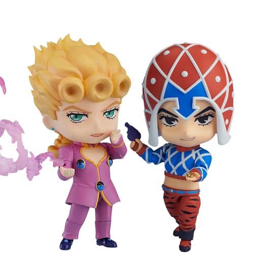 2PCS Anime JJBA Figur Guīdo Mista/Giorno Giovanna Actionfigur 11CM PVC Skulptur Statue Sammlerstück Desktop Ornamente von Gooyeh