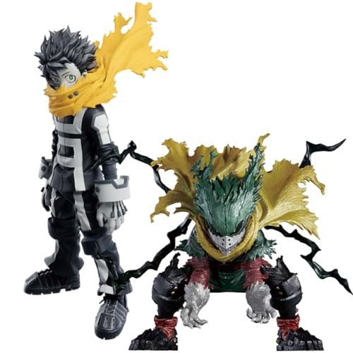 2PCS MHA Midoriya Izuku Figuren Anime Heroes Figur Anime-Charakter-Skulptur Anime Desktop Ornamente Geschenk Sammlerstück 23CM von Gooyeh