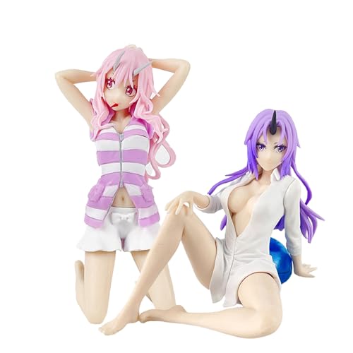 2pcs Milim Nava & Shion Anime Figur - That Time I Got Reincarnated as a Slime Sculpture, Hobby und Sammlung, Desktop Ornament Geschenk Dekor Modell von Gooyeh