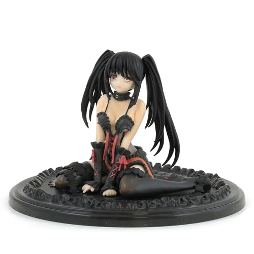 Anime Date A Live Figure, Tokisaki Kurumi Action Figure, Anime Charaktere 9cm PVC Figur Statue, Cartoon Modell Sammlung Actionfigur, Heim-Desktop-Ornamente, Geschenke von Gooyeh