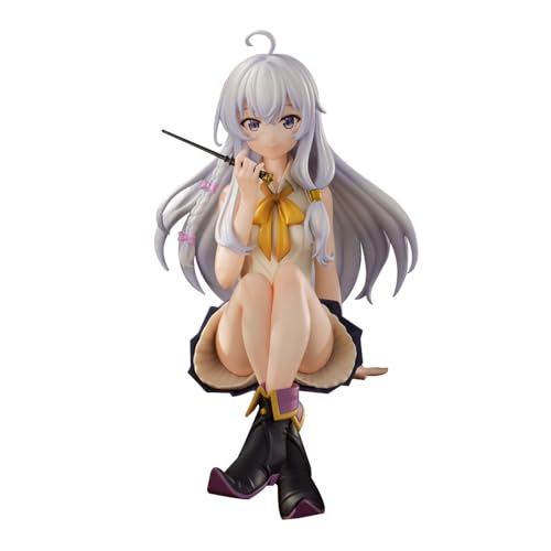 Anime Figur, Elaina Figure, Anime Wandering Witch: The Journey of Elaina Statue Figur, Model, Anime Manga Spielfiguren, Elaina Merch für Fans 13CM von Gooyeh