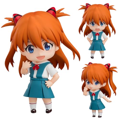 Anime Figuren Asuka Langley Soryu Figur Anime Whisper of Flower Figurine PVC Statue Modell Desktop Dekoration Sammlung Geschenk 10cm von Gooyeh