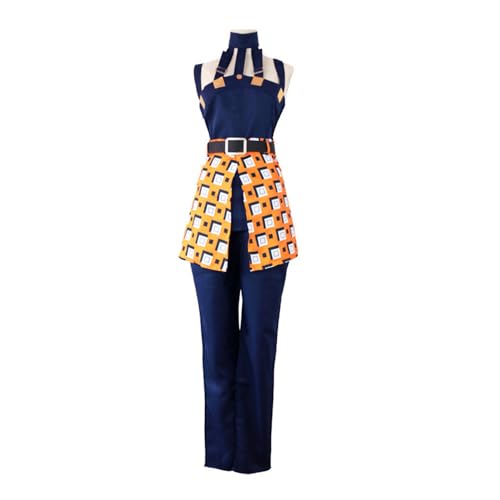 Anime JJBA Cosplay Kostüm Trish Una/Guīdo Mista/Giorno Giovanna/Narancia Ghirga Cosplay Kostüm Anime Uniform Outfit Set ür Männer Frauen Halloween Party Kostüm von Gooyeh