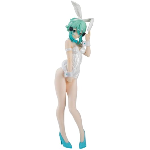 AsadaShino Figur Anime AsadaShino Figuren White Bunny Girl Model Anime Spielfigur Sammlerstück 28CM PVC Statue Desktop Dekoration von Gooyeh