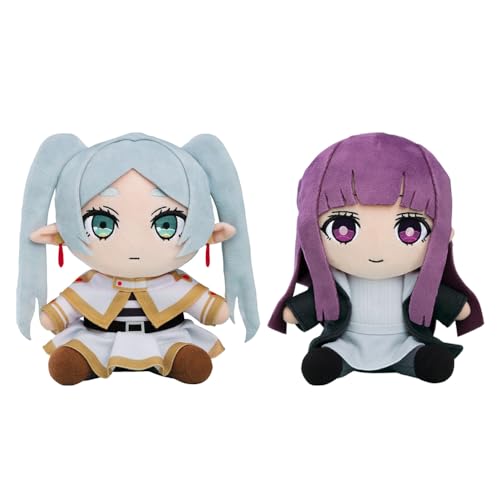 Gooyeh 2pcs Frieren und Fern Kissen Frieren: Beyond Journey's End Figur Niedliche Anime Figur Bett- und Sofadekoration Sammlerstücke Geschenke 25cm von Gooyeh