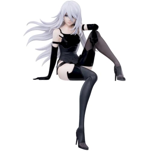 Gooyeh A2 Automata Figur A2 Figur No.2 Type A Anime A2 Yorha Statue Spiel-Actionfigur 15CM Modell Sitzende Skulptur Handgefertigt Sammlerstück für Fans von Gooyeh