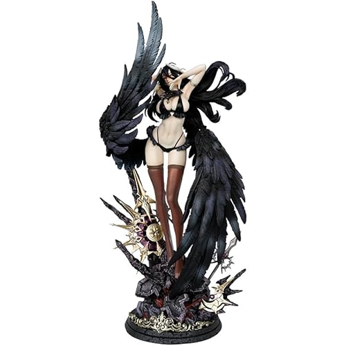 Gooyeh Albedo Figur Anime Figure PVC Statue Modell GroßE GrößE Figuren Anime Fan Sammlung Boxed Figur Modell Desktop Ornament Geburtstag Weihnachten Geschenk 59cm von Gooyeh