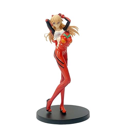 Gooyeh Anime Asuka Langley Soryu Figure Whisper of Flower Anime Figur Theatralische Anime Modell Sammlerstücke Modell für Schreibtisch-Dekoration 22CM von Gooyeh