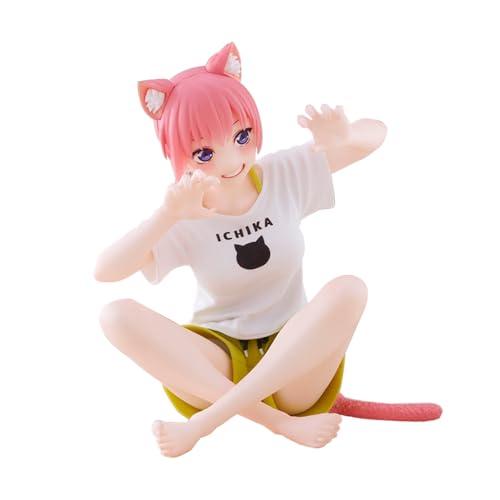 Gooyeh Anime Nakano Ichika Figur The Quintessential Quintuplets Figuren PVC Modell Nakano Ichika Skulptur Heimdekoration Ornamente Sammlerstück 13CM von Gooyeh