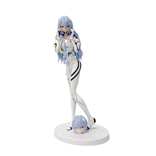 Gooyeh Ayanami Rei Figure Anime Whisper of Flower Figur Anime Girl Figur Statue Theatralische Anime Modell Sammlerstücke Manga Peripheriegeräte Geschenke 22CM von Gooyeh