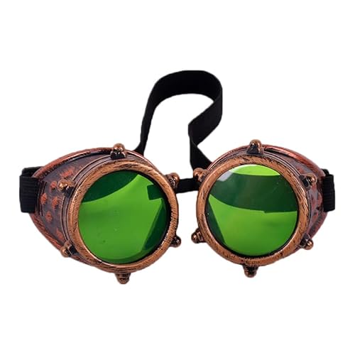 Gooyeh Bennett Kopfschutzbrille anime game cosplay props cosplay kostümzubehör Mittelalterliche Steampunk Retro Brille Cosplay Requisiten Zubehör Reitbrille von Gooyeh