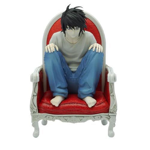 Gooyeh Death Note Figur L Anime Figuren L Actionfigur Cartoon Modell Auto Dekoration 13CM Manga Spielfiguren Sammlung für Anime Fans von Gooyeh