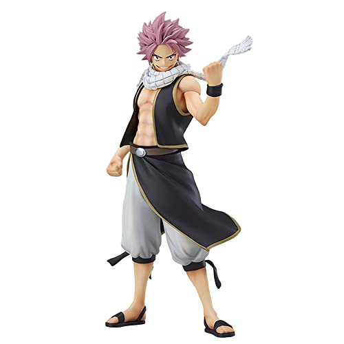 Gooyeh Fairy Tail Natsu Dragneel Figur Anime Actionfigur PVC Modell Statue Desktop Dekorationen Sammlerstück für Fans 19CM von Gooyeh