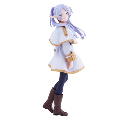 Gooyeh Frieren Figuren Anime Frieren Beyond Journey's End Figur Stehende Anime-Skulptur Anime Dekoration Cartoon Charakter Modell Auto Dekoration Skulptur Modell 15CM von Gooyeh