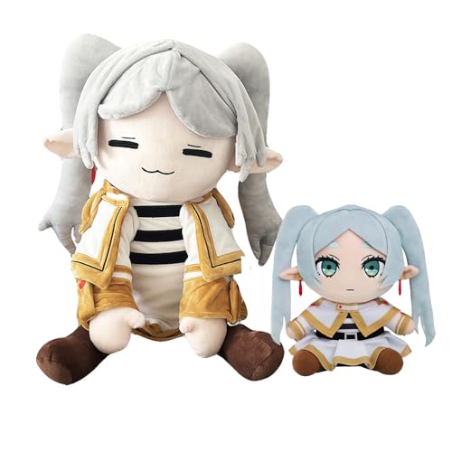 Frieren Plüsch Figur Frieren: Beyond Journey's End Plüsch Merch Figur Cartoon Soft Pillow Anime Zimmer Deko Kissen Für Sofa Geschenk für Fans 75CM/25CM von Gooyeh