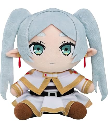 Gooyeh Frieren Plushies Kissen Anime Frieren: Beyond Journey's End Kissen Merch Niedliche Frieren Figur Sofadekoration Sammlerstücke Geschenke für Fans 25cm von Gooyeh