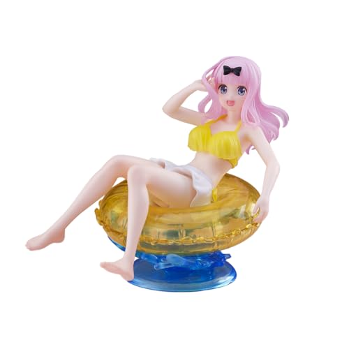 Gooyeh Fujiwara Chika Figur Anime Kaguya-sama: Liebe ist Krieg Figuren Badeanzug Figur PVC Statue Modell Auto Dekorationen Sammlung Geschenke 10CM von Gooyeh