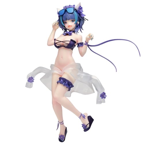 Gooyeh HMS Cheshire Anime-Figuren Azur Lane Figuren stehend Pose Badeanzug Schönheit Mädchen Statue Modell Ornamente Haus Dekoration Sammlung Geschenk 20cm von Gooyeh