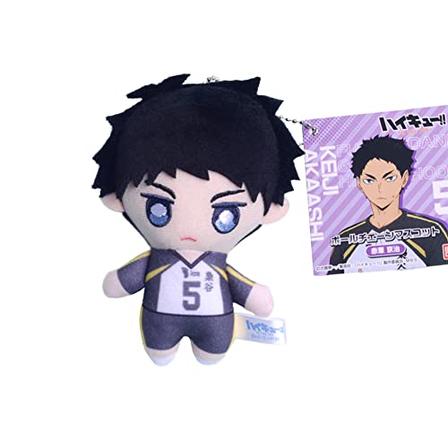 Gooyeh Haikyuu Plüsch Puppe Akaashi Keiji Plüsch Anhänger Plüsch Spielzeug Tasche Hängen Anime Fan Favoriten Geburtstag Geschenk 10cm von Gooyeh