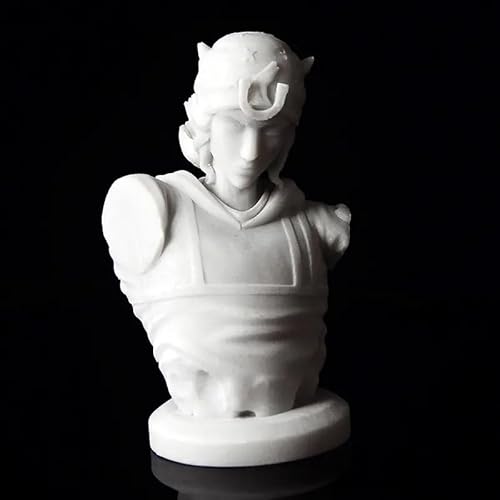 Gooyeh Johnny Joestar Figur jjba Anime Büste DIY hausgemachte selbst bemalte Figur Harz Statue Ornamente Modell nach Hause Dekorationen 9,5 * 7,5 * 13cm von Gooyeh