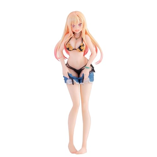 Gooyeh Kitagawa Marin Figur Anime Figuren My Dress-Up Darling Modell Badeanzug Stil PVC Sammlerstück Handgemachte Desktop Dekoration 17CM von Gooyeh