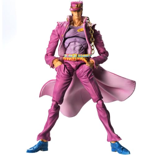 Gooyeh Kujo Jotaro Actionfigur Anime Statue 16cm Anime Figur Modell Set mit Zubehör Super Beweglich Gelenkfigur PVC Desktop-Dekoration Geburtstagsgeschenke von Gooyeh