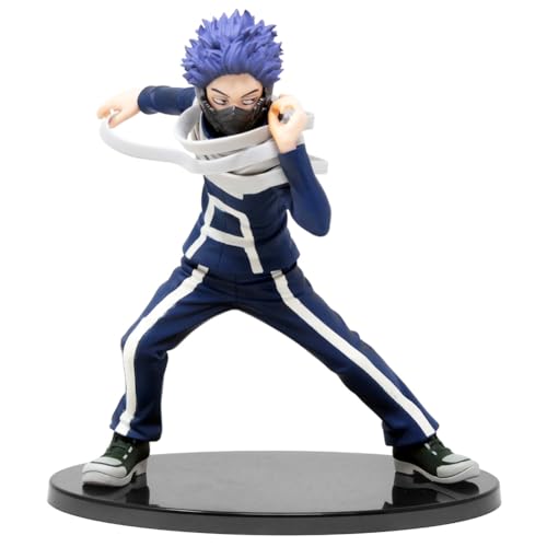 Gooyeh MHA Figur Shinso Hitoshi Statue MHA Figurine Anime Heroes Figur 16CM PVC Skulptur Anime Dekoration Sammlerstück für Fans von Gooyeh