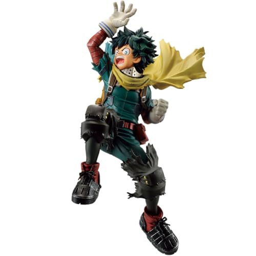 Gooyeh Midoriya Izuku Figur, Anime MHA Midoriya Izuku Figuren, PVC Modell Statue, Auto Dekorationen, 15CM, Sammlerfigur, Anime Geschenke für Anime-Fans von Gooyeh