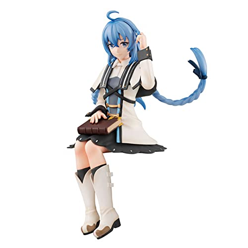 Gooyeh Mushoku Tensei Jobless Reinkarnation Figur, Roxy Migurdia Statue Modellskulptur, Blaues Haar Sitzende Pose Modell, Desktop Dekoration Ornamente Sammlerstück, 14CM von Gooyeh