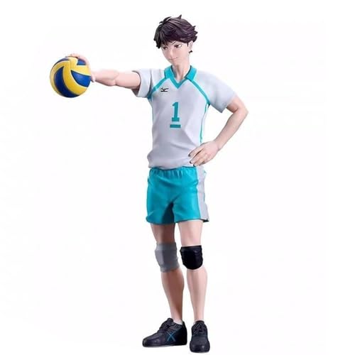 Gooyeh Oikawa Tooru Figur Anime Haikyuu Statue Modell Haikyuu Oikawa Tooru Figur Skulptur PVC-Skulptur Desktop Ornament Sammlerstück 20CM von Gooyeh