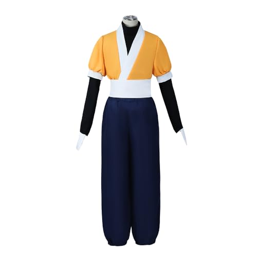 Gooyeh Oshi no Ko Cosplay Kostüm Arima Kana Cosplay Damen Gelb und Blau Hose Kleidungs-Accessoires-Set Halloween-Rollenspiel-Kostüme von Gooyeh