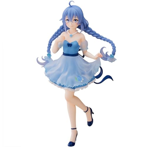 Gooyeh Roxy Migurdia Figur, Mushoku Tensei: Jobless Reincarnation Modell Statue, 20CM, Skulptur im Blauen Kleiderstil, Desktop Dekoration Ornamente Sammlerstück von Gooyeh