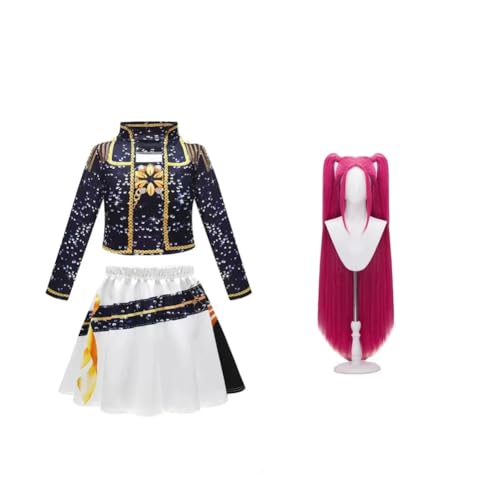 Gooyeh Rumi Cosplay Kostüm für Mädchen, Zoey Cosplay Kostüm, Anime Mira Bühne Rollenspiel Performance Uniform Dress Up für Halloween Gooyeh Rumi Cosplay Kostüm für Mädchen, Zoey Cosplay Kostüm, Anime Mira Bühne Rollenspiel Performance Uniform Dress Up für Halloween von Gooyeh