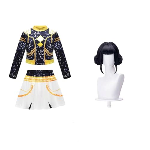 Gooyeh Rumi Cosplay Kostüm für Mädchen, Zoey Cosplay Kostüm, Anime Mira Bühne Rollenspiel Performance Uniform Dress Up für Halloween Gooyeh Rumi Cosplay Kostüm für Mädchen, Zoey Cosplay Kostüm, Anime Mira Bühne Rollenspiel Performance Uniform Dress Up für Halloween von Gooyeh