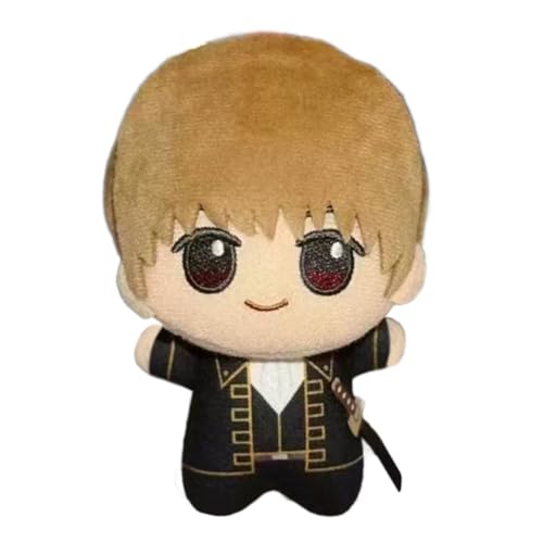 Gooyeh Sakata Gintoki Anime-Taschen-Anhänger, weiche Figur für kreative Fans, Hijikata Toushirou/Okita Sougo Geschenk, weiche Figur, 10,2 cm Puppen-Anhänger von Gooyeh