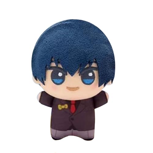 Gooyeh Seishiro Nagi Plush Anime Blue Lock Soft Figur Anime Rin Itoshi Pillow SAE Itoshi Keychain Cartoon Soft Pillow Cushion Car Bag Home Decoration Pendant Sammlerstück 10CM von Gooyeh